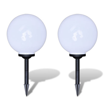 Vidaxl Garden Path Lamps 2 ms avec broche de terre LED 30 cm