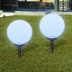 Vidaxl Garden Path Lamps 2 ms avec broche de terre LED 30 cm