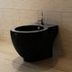 Vidaxl Round Standing Ceramic Bidet (noir)
