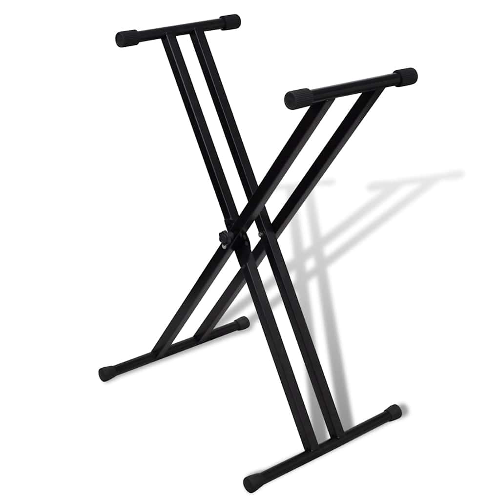 Support de clavier réglable vidaxl double x trame