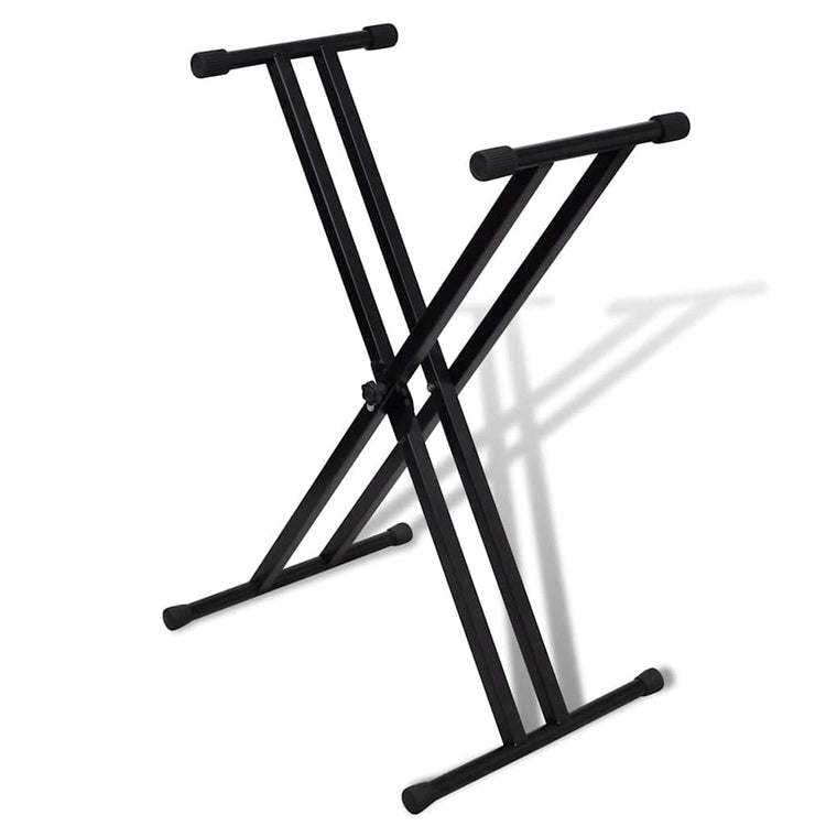 Support de clavier réglable vidaxl double x trame