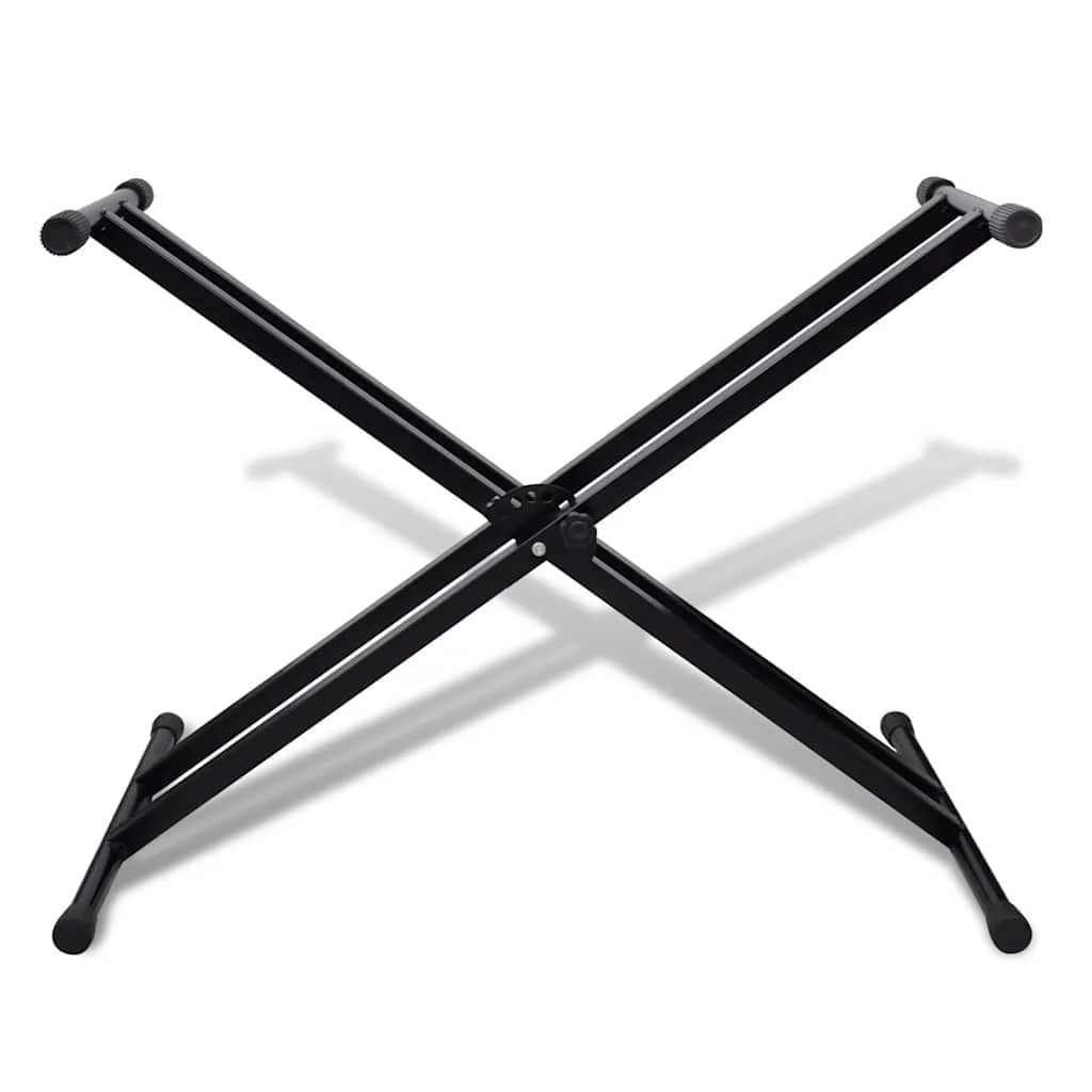 Support de clavier réglable vidaxl double x trame