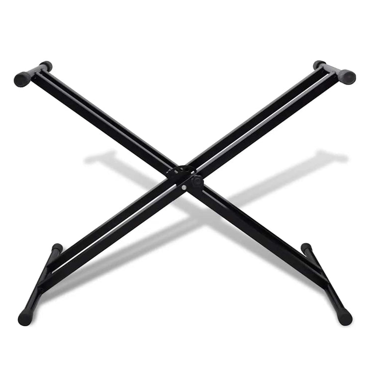 Support de clavier réglable vidaxl double x trame