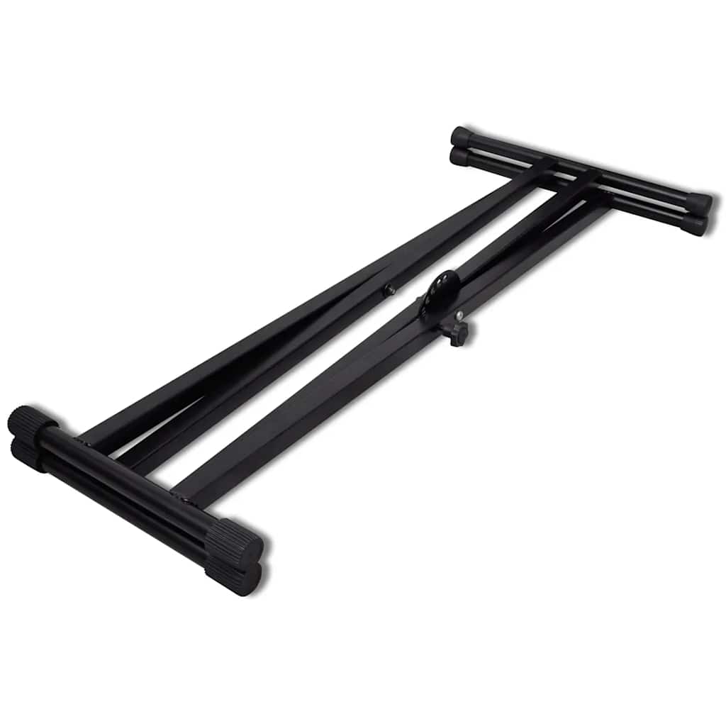 Support de clavier réglable vidaxl double x trame