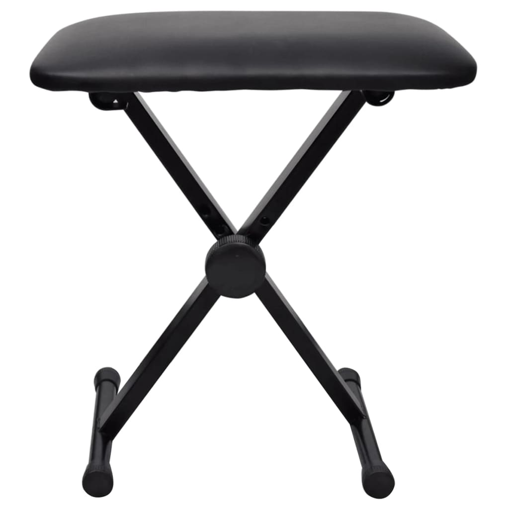 Tabouret de piano du clavier Vidaxl réglable et pliable