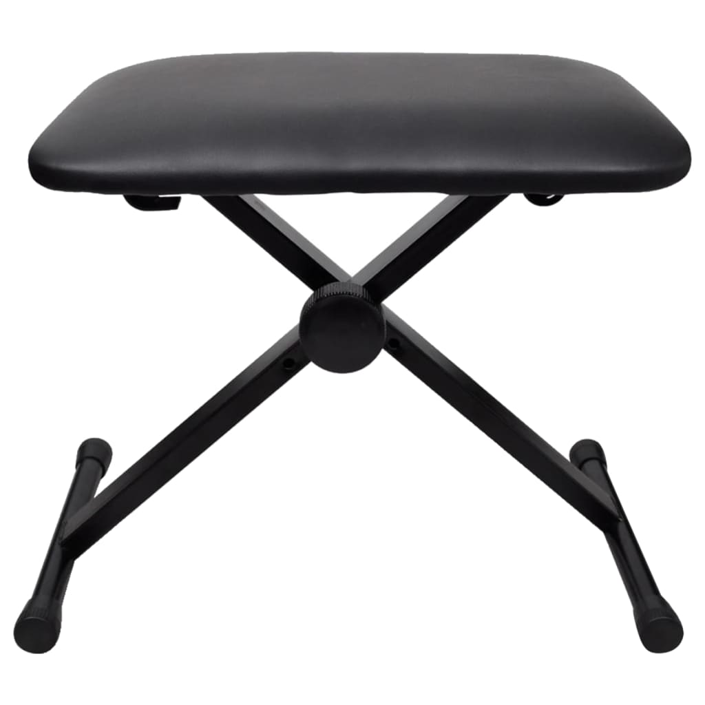 Tabouret de piano du clavier Vidaxl réglable et pliable