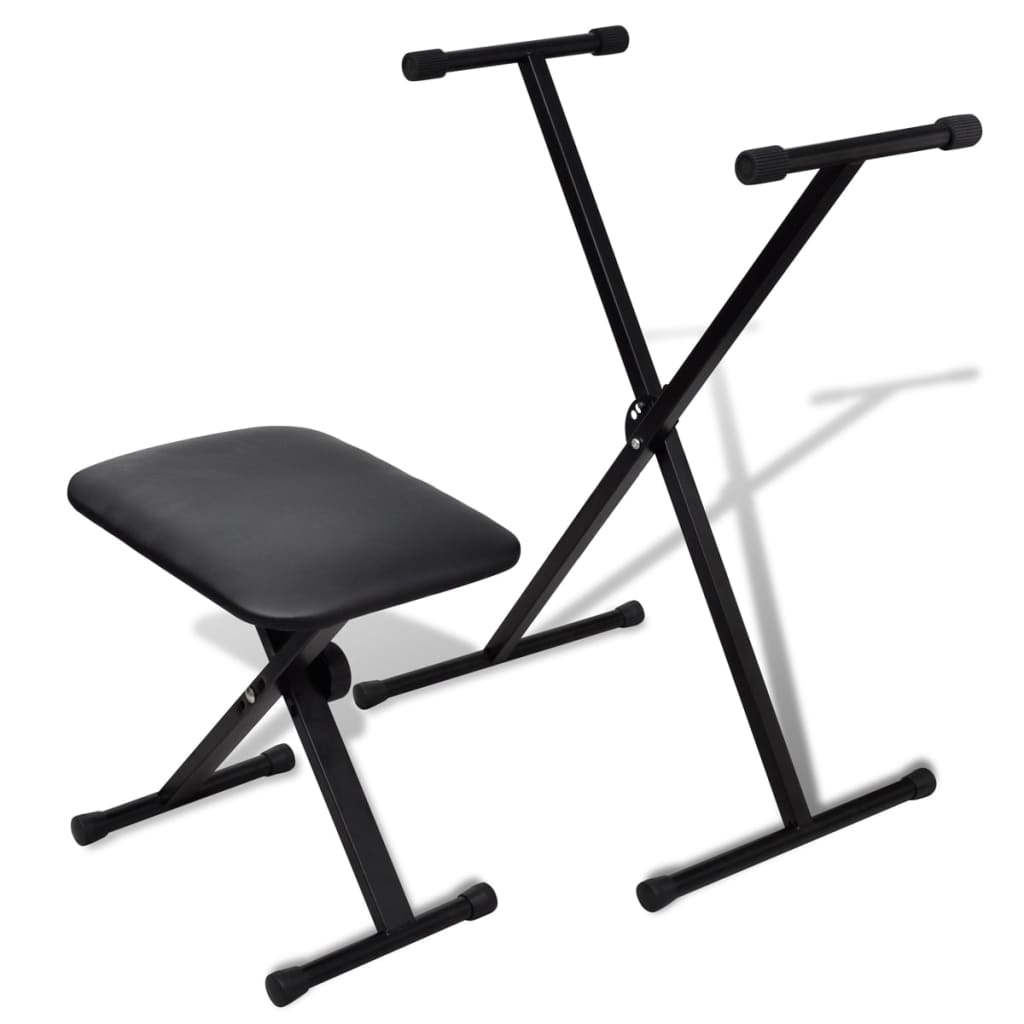 Support de clavier Vidaxl et manche réglable
