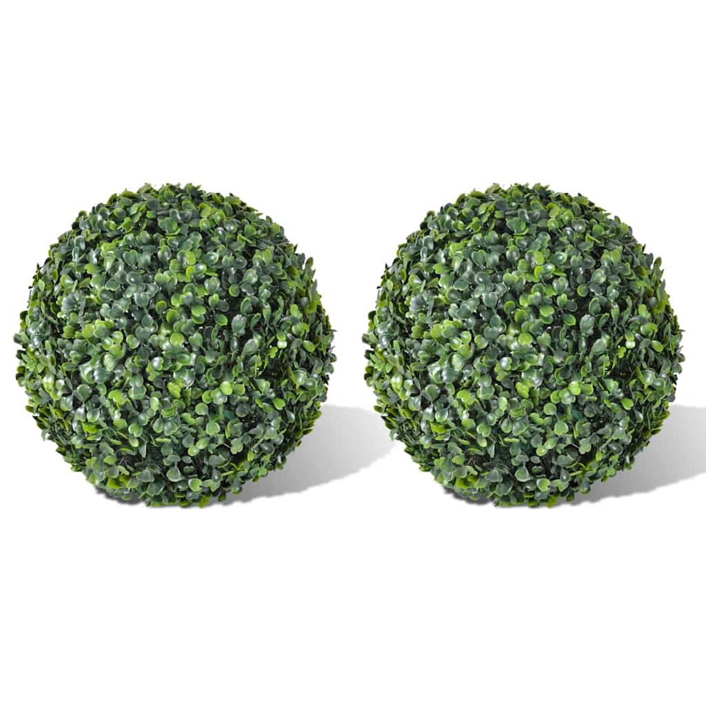 Vidaxl Plantes artificielles Buxus Bulbe 2 PCS 35 cm