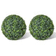 Vidaxl Plantes artificielles Buxus Bulbe 2 PCS 35 cm