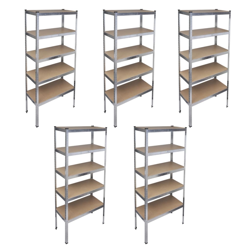 Rack de rangement Vidaxl pour le garage 5 ST