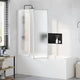 Écran de bain Vidaxl 3 panneaux pliables 141 x 132 cm
