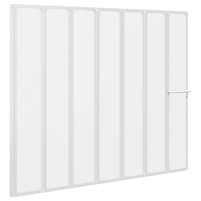 Panneaux de douche et de bain Vidaxl 140 x 168 cm 7 avec porte-serviettes
