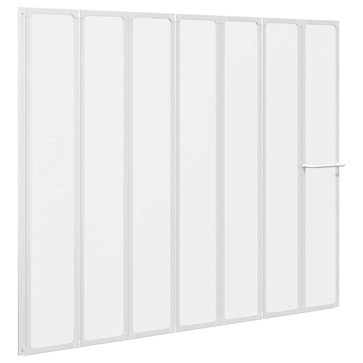 Panneaux de douche et de bain Vidaxl 140 x 168 cm 7 avec porte-serviettes