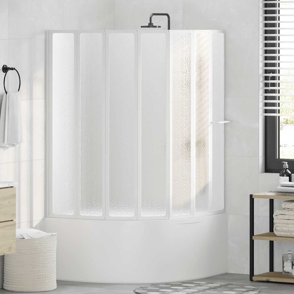 Panneaux de douche et de bain Vidaxl 140 x 168 cm 7 avec porte-serviettes