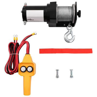 Vidaxl Electric Winch 12V 907 kg avec télécommande