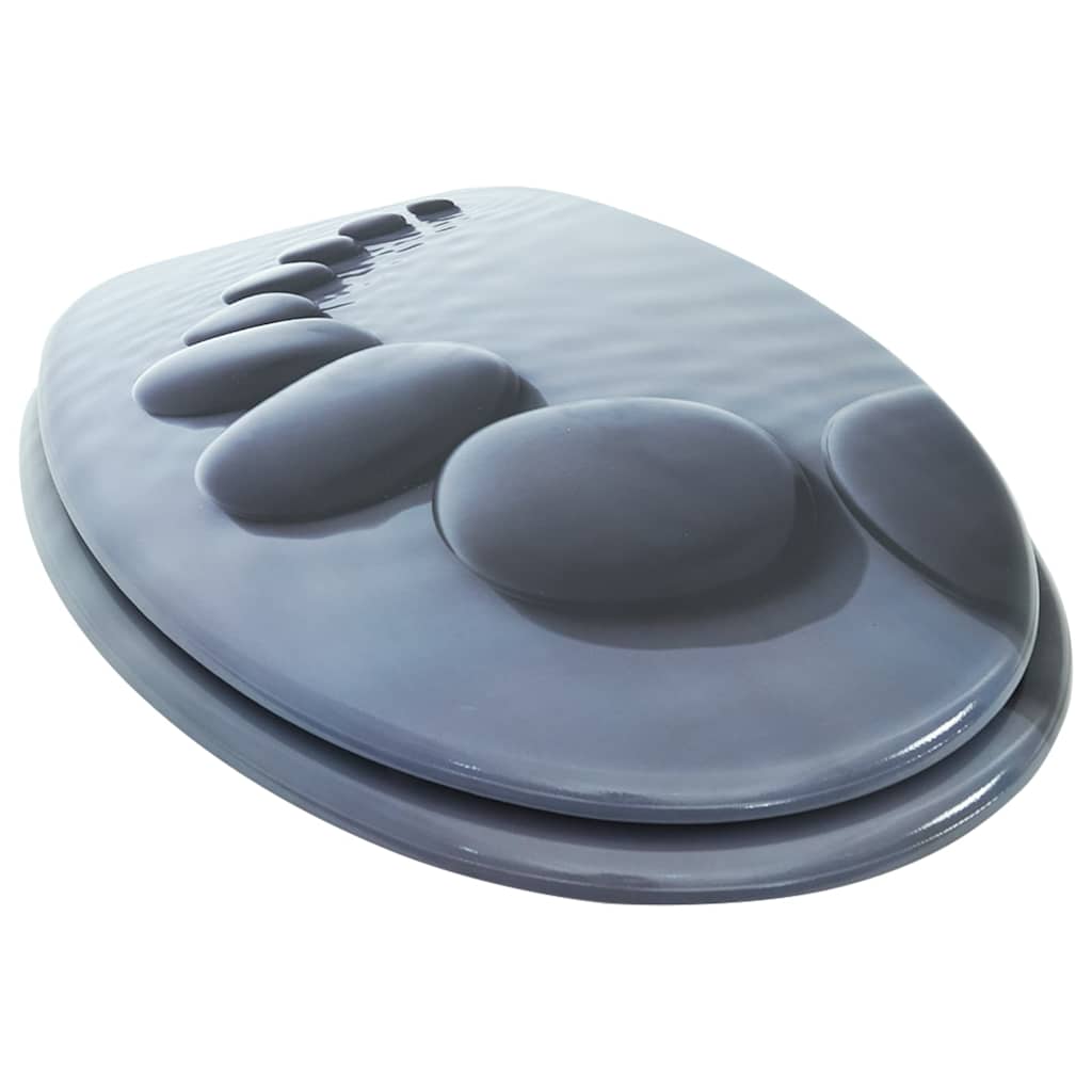 Vidaxl Toilet Seat Stone MDF