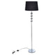 Lampadaire vidaxl eleganza noir