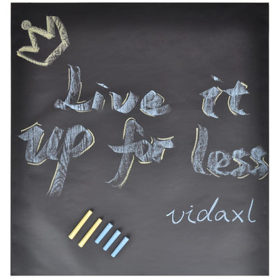 Autocollant mural vidaxl 2 rouleaux avec craies 0,45x2 m