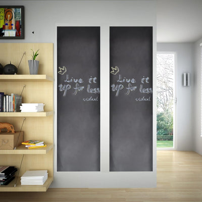 Autocollant mural vidaxl 2 rouleaux avec craies 0,45x2 m