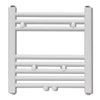 Rack de serviettes de radiateur vidaxl droit 480x480 mm