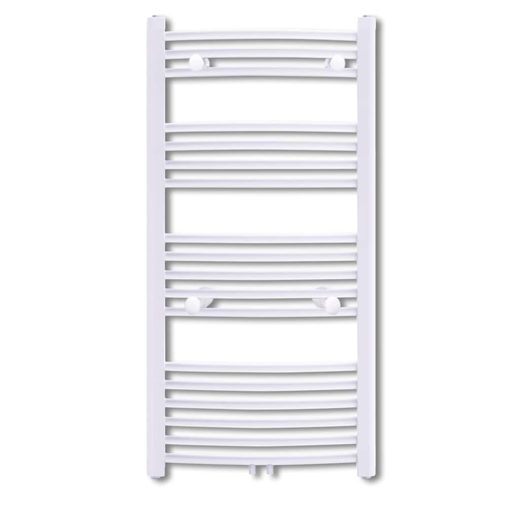 Courbe de rack de serviettes de radiateur Vidaxl 500x1160 mm