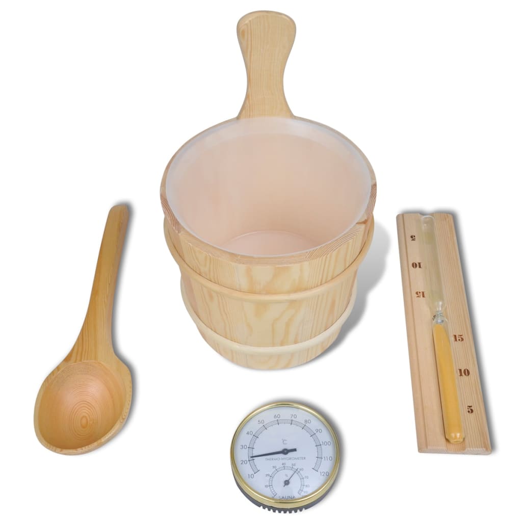Ensemble d'accessoires de sauna Vidaxl 5 pièces