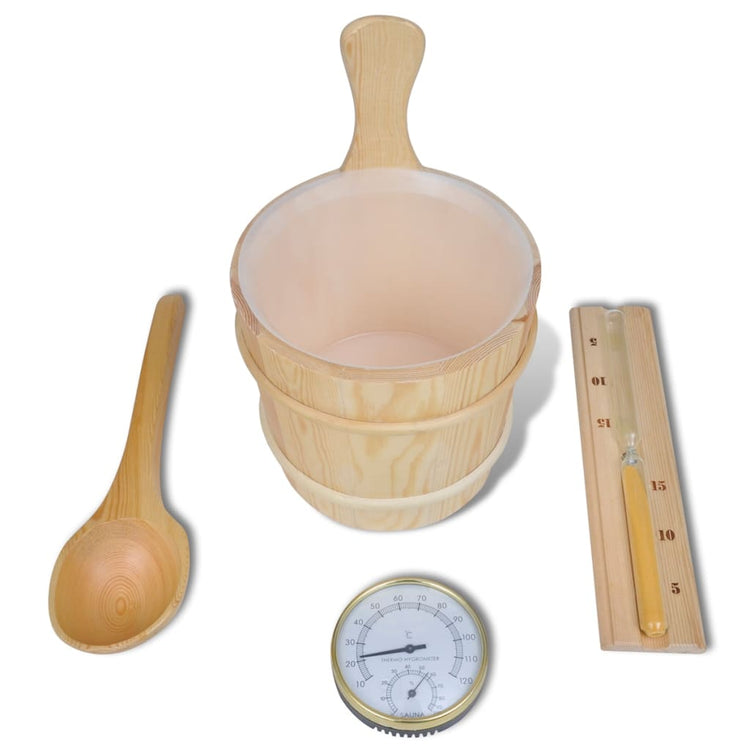 Ensemble d'accessoires de sauna Vidaxl 5 pièces