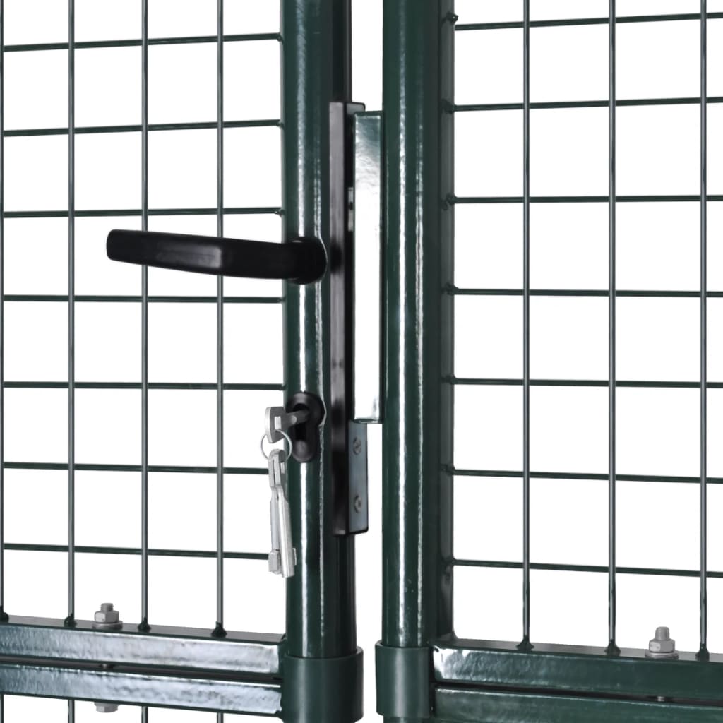 Vidaxl Garden Gate Escome moderne 289 x 175 cm 306 x 225 cm (vert foncé)