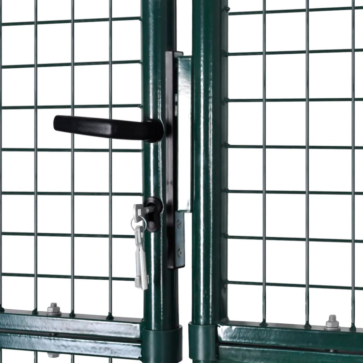 Vidaxl Garden Gate Escome moderne 289 x 175 cm 306 x 225 cm (vert foncé)