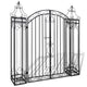Vidaxl Port Decorative 112x20.5x134 cm Fer forgé