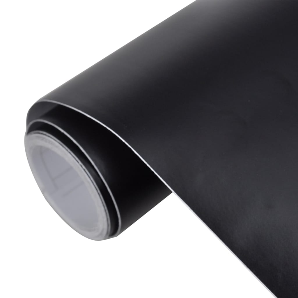 Vidaxl Autofolie étanche à bulle imperméable-200x152 cm noir mat