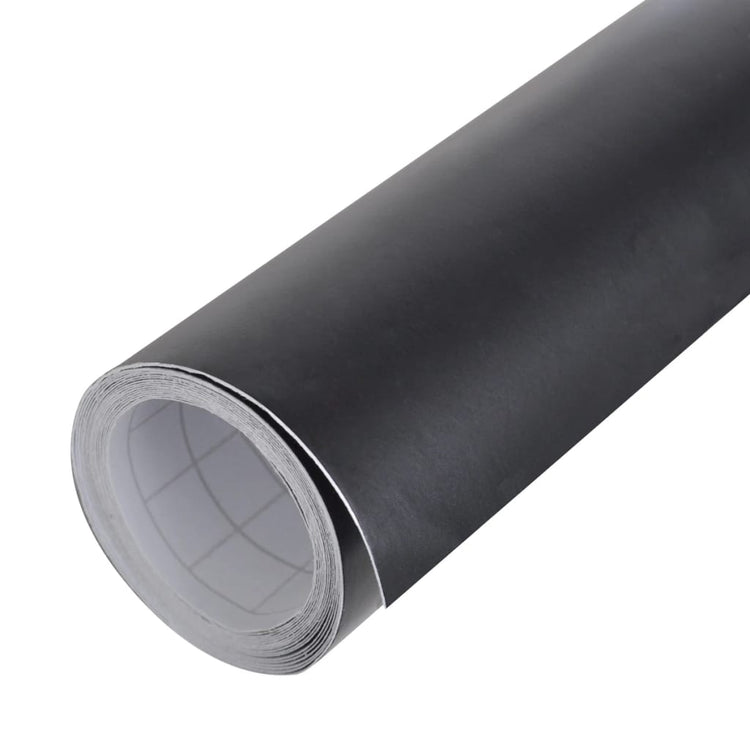 Vidaxl Autofolie étanche à bulle imperméable-200x152 cm noir mat