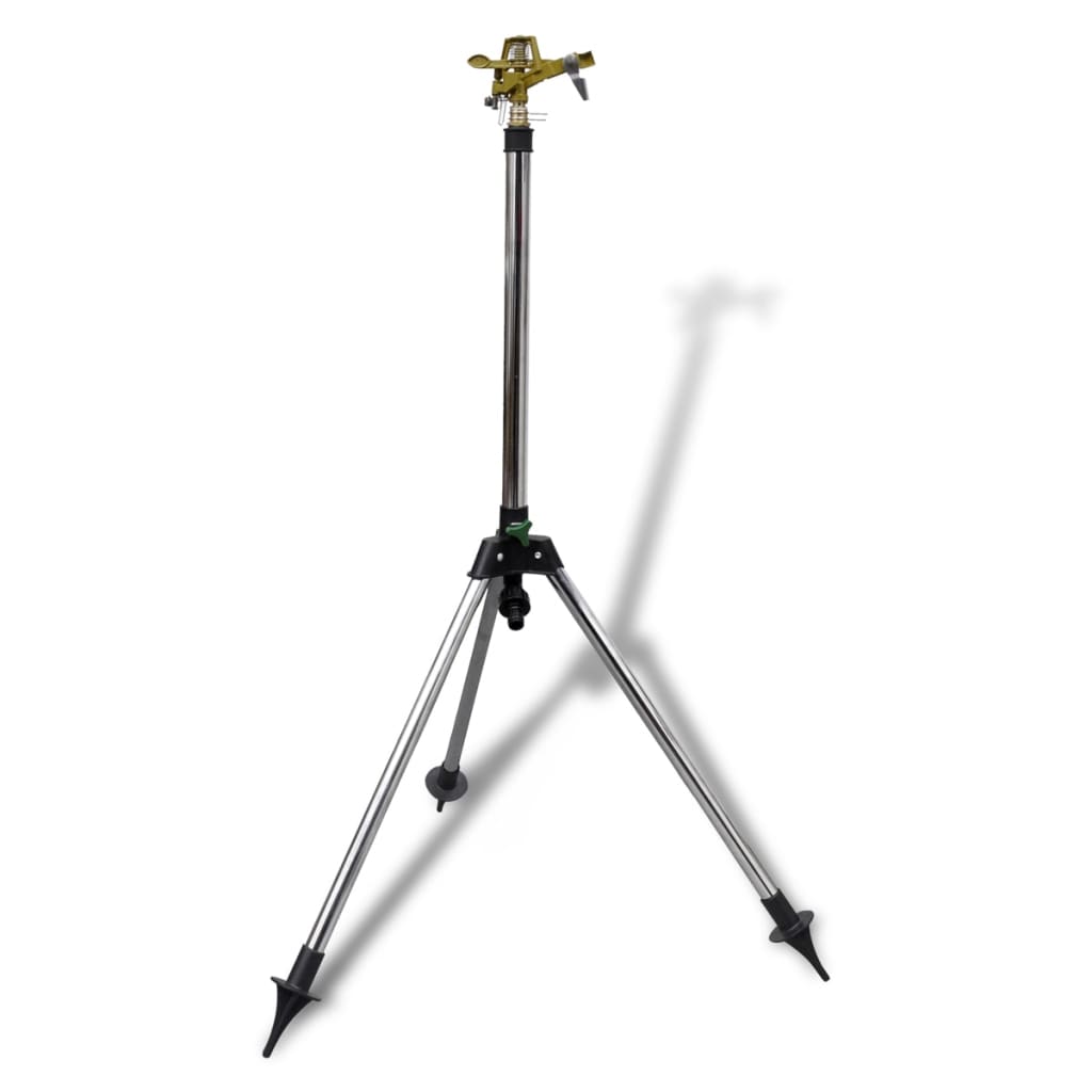 Vidaxl Garden Water Sprayer Impuls Galvanisé avec un trépied