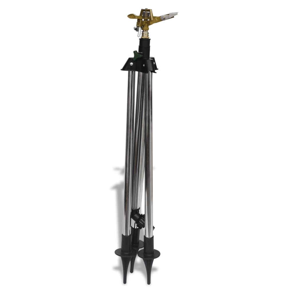 Vidaxl Garden Water Sprayer Impuls Galvanisé avec un trépied