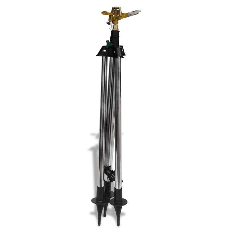 Vidaxl Garden Water Sprayer Impuls Galvanisé avec un trépied