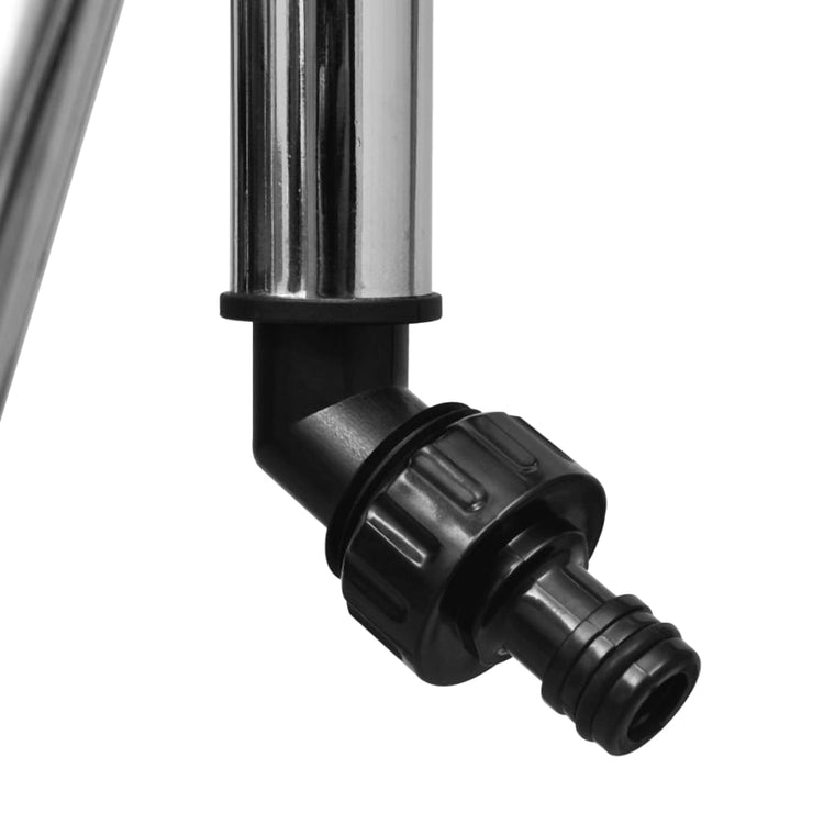 Vidaxl Garden Water Sprayer Impuls Galvanisé avec un trépied