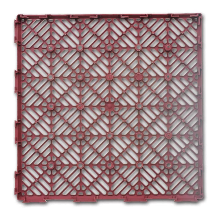Vidaxl Terrace Tiles Vlonders 24 PCS 29 x 29 cm Plastique