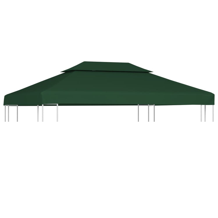 Vidaxl Remplacement Tente Arbor 310 g m² 3x4 m vert