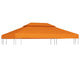 Vidaxl Remplacement Tente Arbor 310 g m² 3x4 m orange