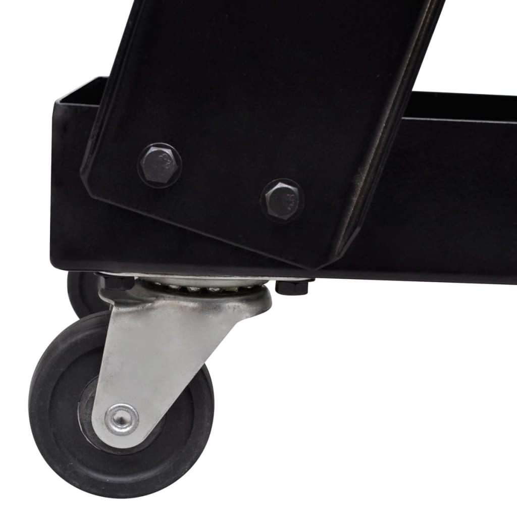 Outils de soudage vidaxl voiture 3 étagères noires