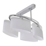 Vidaxl Plafond Lampe avec des capuchons en verre d'ellipse (4 x E14) - afbeelding 2