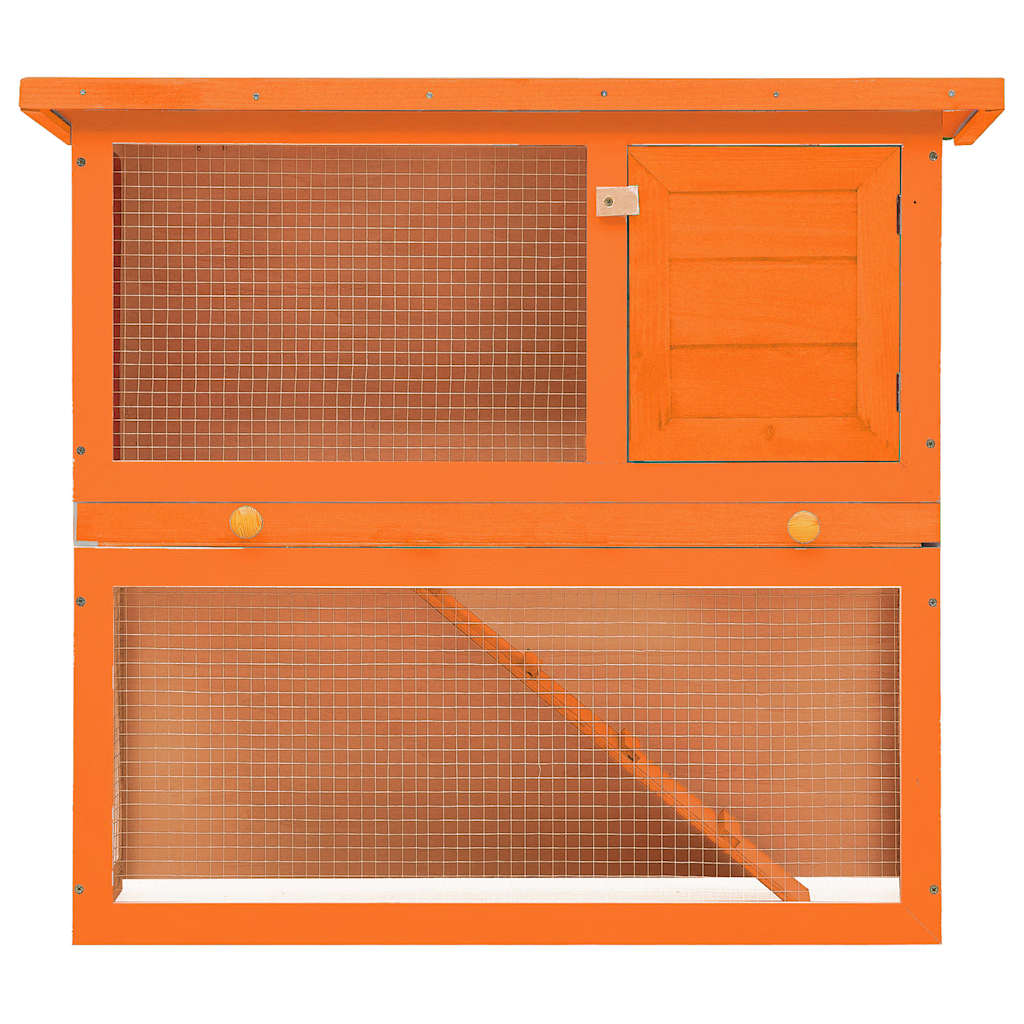 Vidaxl Rabbit Hutch pour l'extérieur avec 1 porte en bois