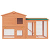 Vidaxl Lapin Loft pour l'extérieur du grand bois
