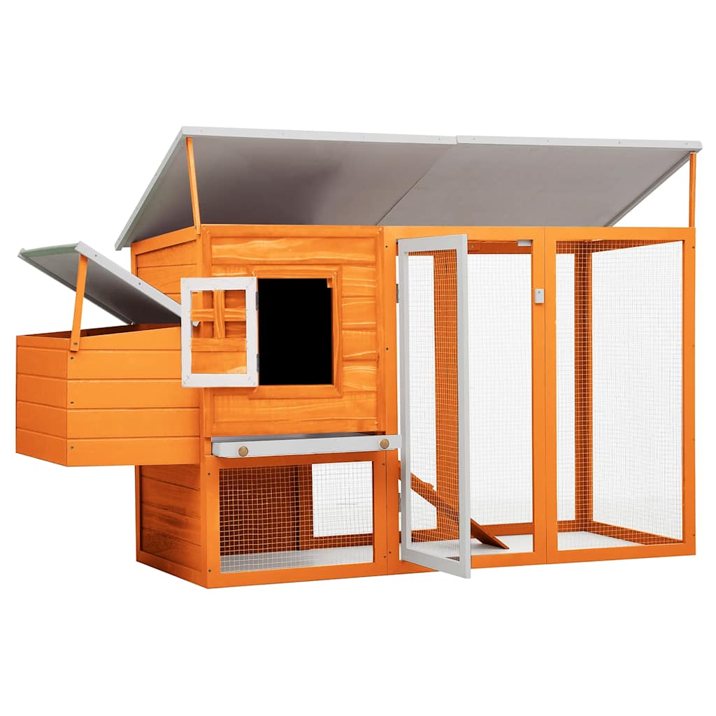 Vidaxl Chicken Loft avec loft nocturne