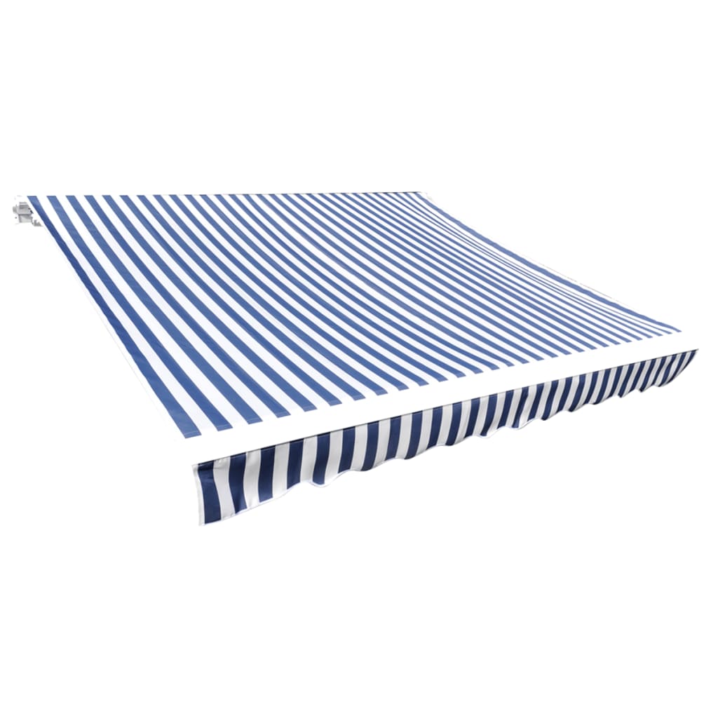 Vidaxl Laifeldoek 3x2,5 m toile bleu et blanc