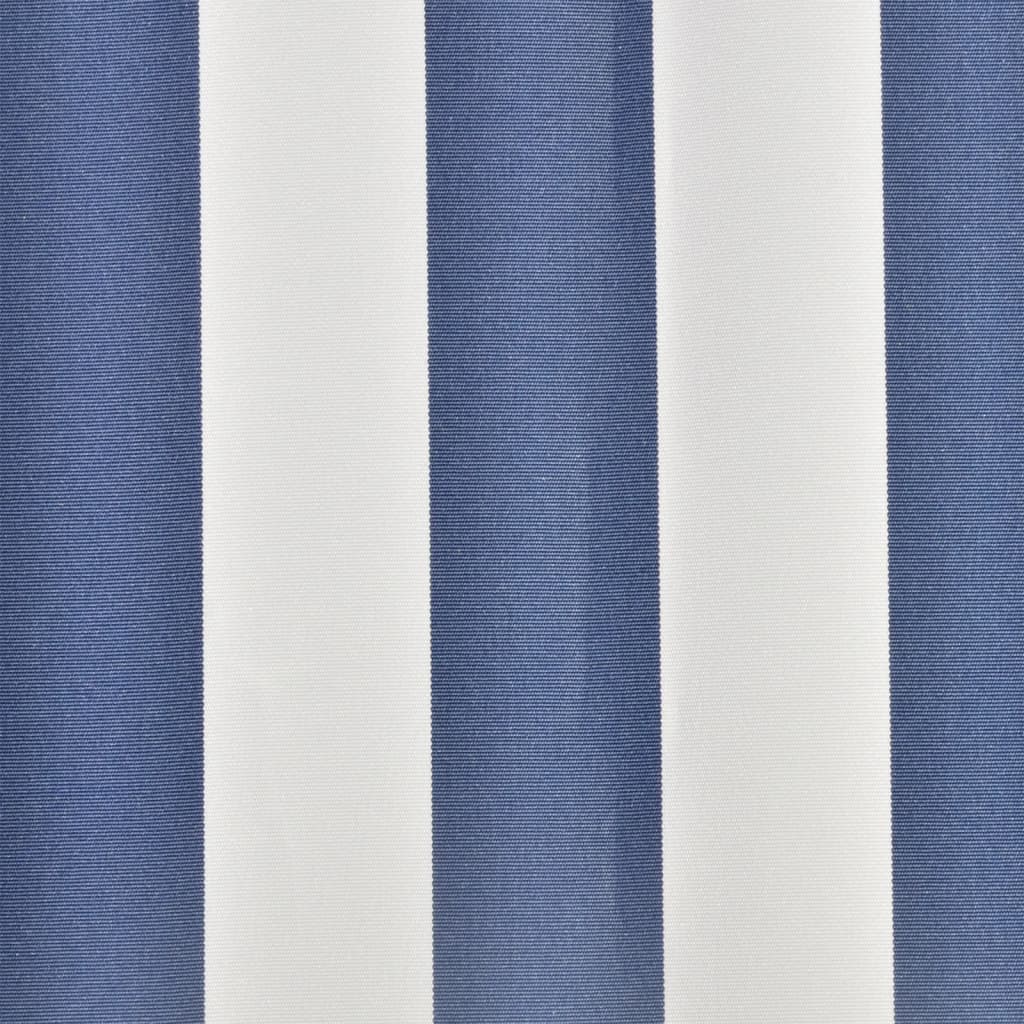 Vidaxl Laifeldoek 3x2,5 m toile bleu et blanc