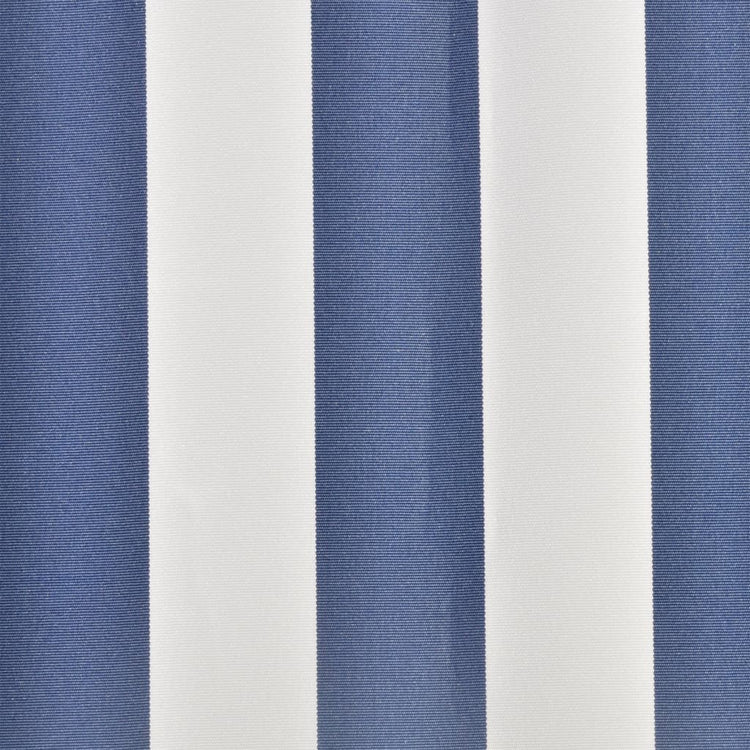 Vidaxl Laifeldoek 4x3 m toile bleu et blanc