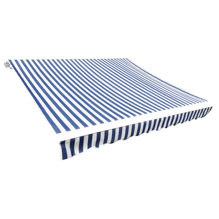Vidaxl Laifeldoek 6x3 m toile bleu et blanc