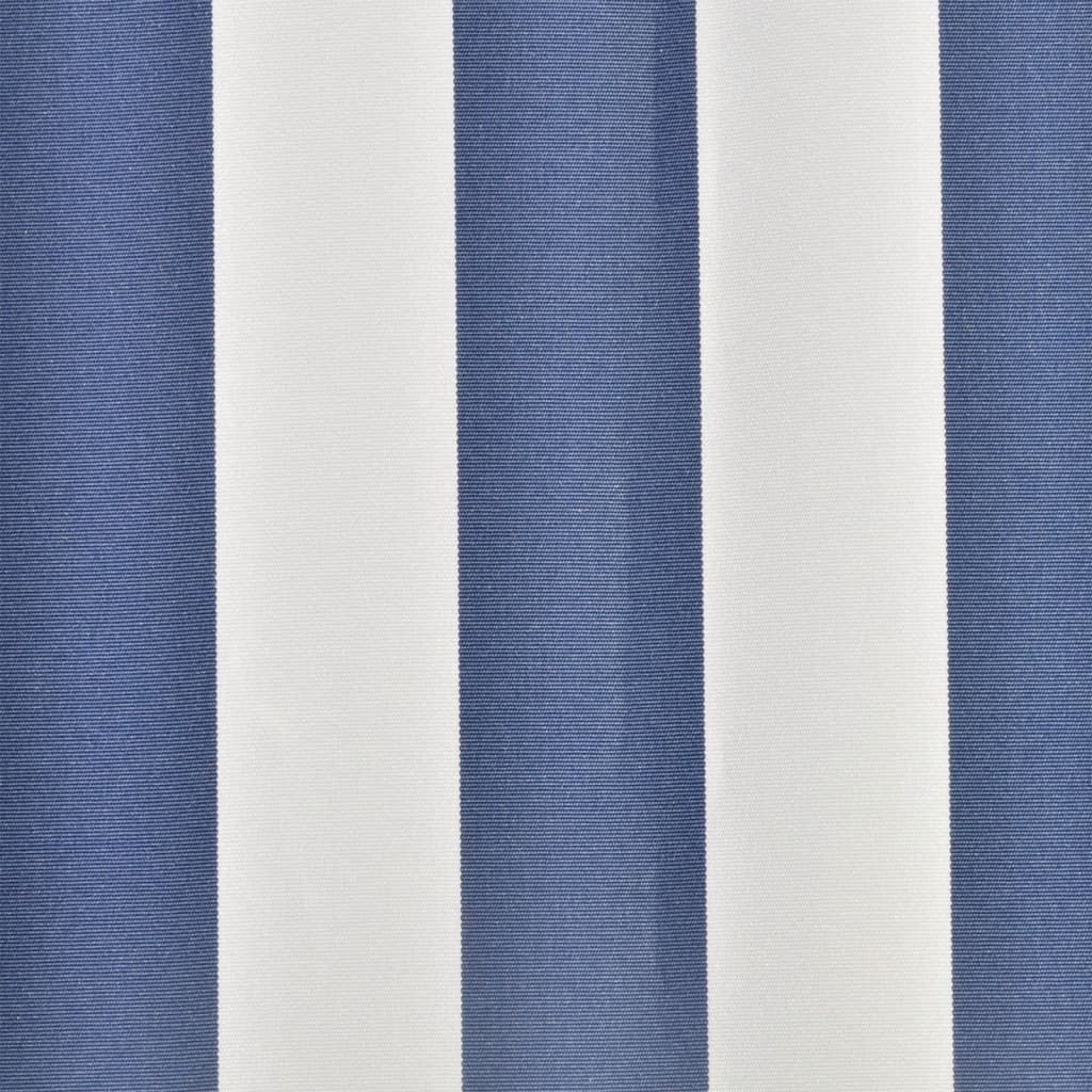 Vidaxl Laifeldoek 6x3 m toile bleu et blanc