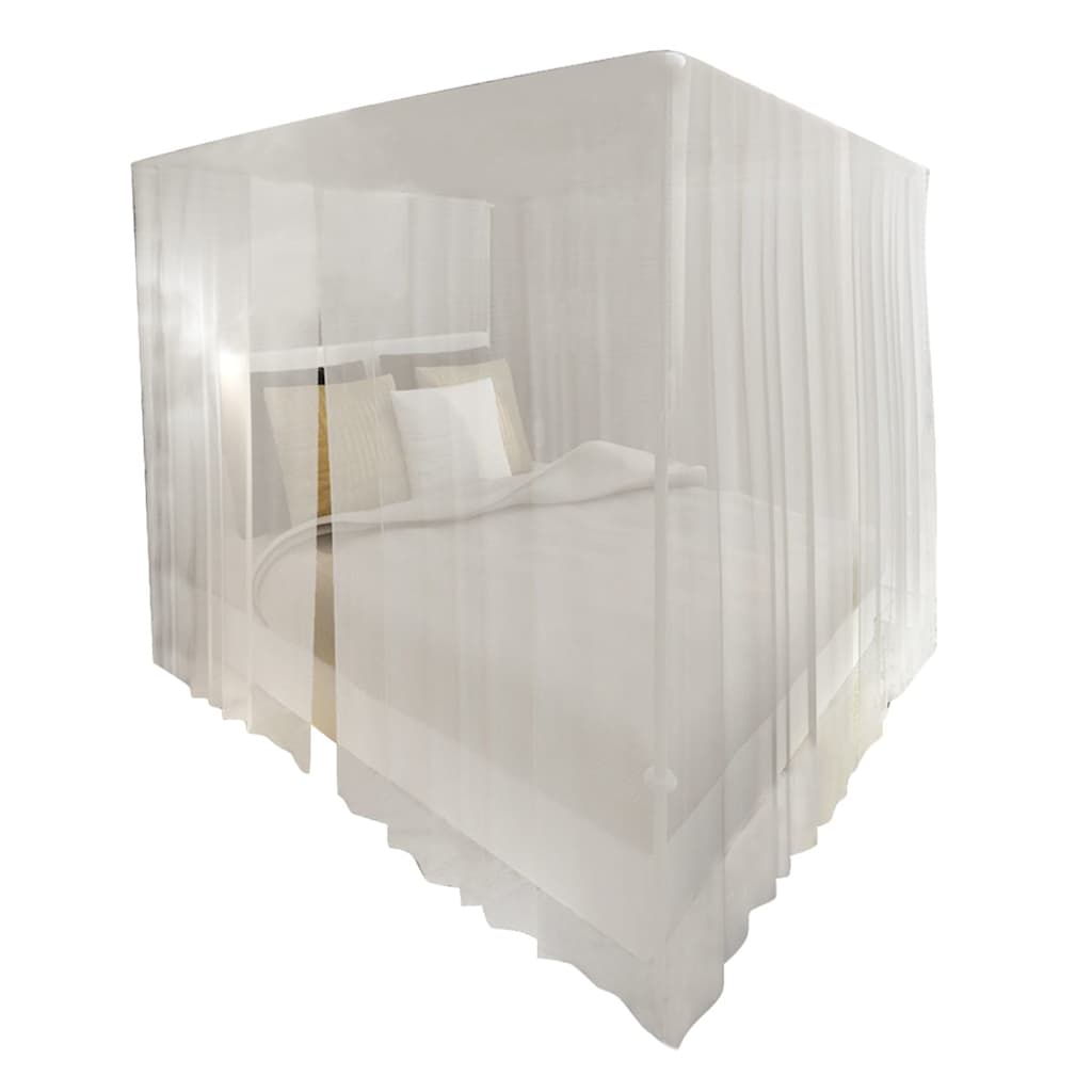 Vidaxl moustique net carré avec 3 ouvertures 2 pcs